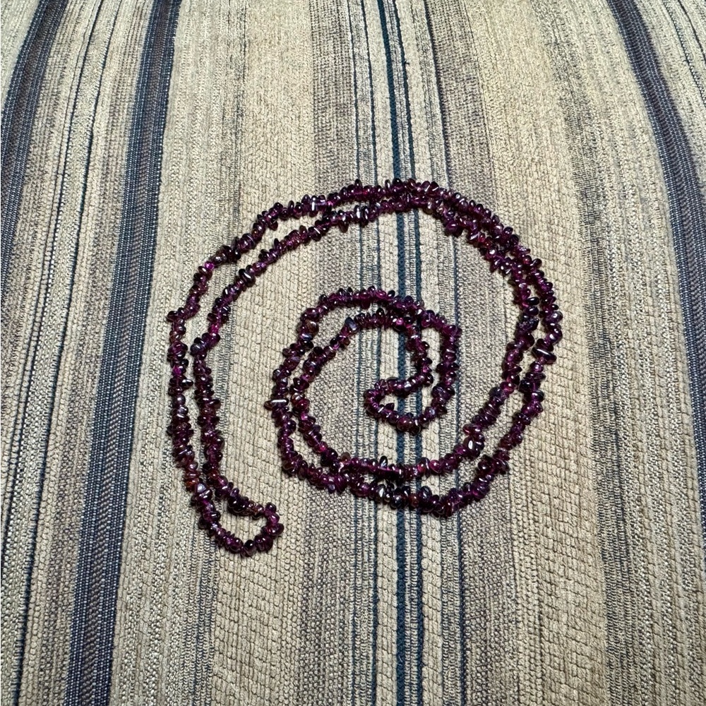 Elegant Garnet Necklace